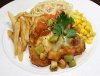 白身魚のチーズパン粉焼き